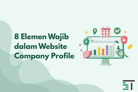 contoh desain website company profile profesional untuk bisnis Indonesia