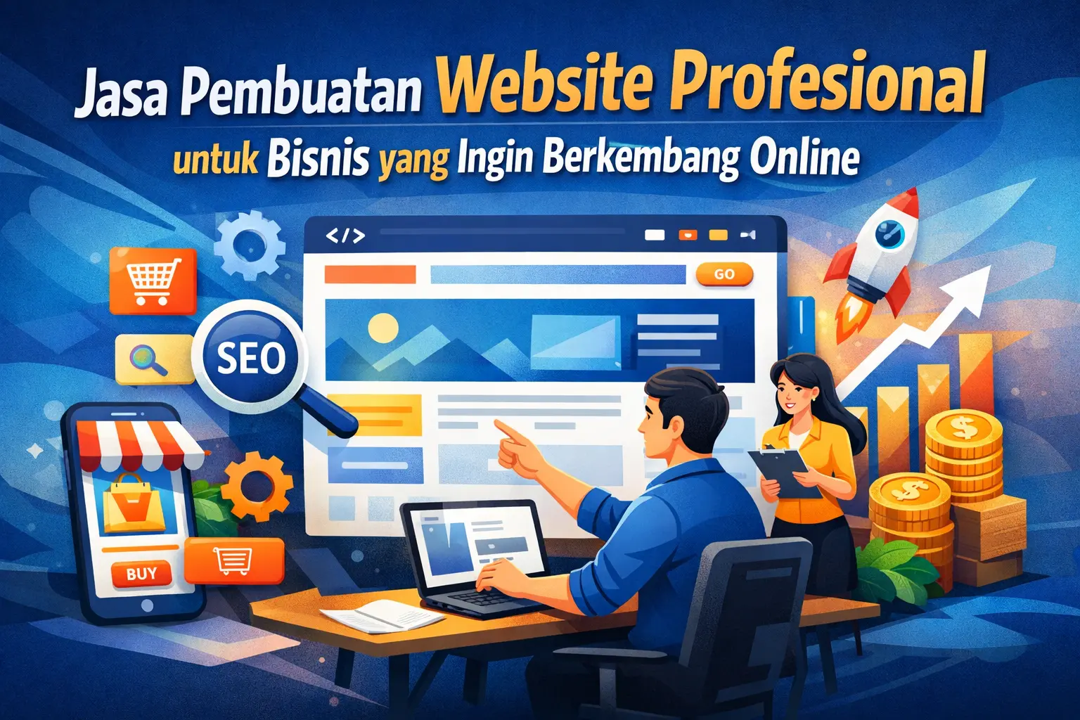 STRATEGI SUKSES MEMBANGUN WEBSITE PROFESIONAL UNTUK BISNIS ONLINE